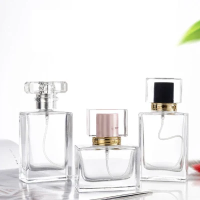 Botellas de perfume al por mayor y envases 10ml 15ml 30ml 50ml 100ml Botella de lujo de perfume vacía de vidrio en aerosol